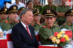 Video Tổng bí thư Tô Lâm dự Lễ khánh thành Tượng đài Công an nhân dân ở TP.HCM