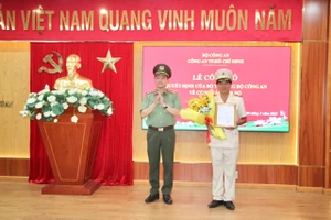 Thiếu tướng Nguyễn Thanh Hưởng được bổ nhiệm lại làm Phó Giám đốc Công an TP.HCM