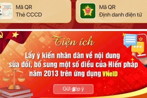 TP.HCM lấy ý kiến sửa đổi Hiến pháp 2013 qua ứng dụng VNeID