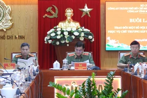 Công an TP.HCM, Bà Rịa - Vũng Tàu và Bình Dương làm việc, chuẩn bị cho công tác sáp nhập