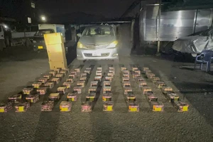 Mới giữa năm, 1 tài xế đã chở hơn 1 tạ pháo từ Long An về TP.HCM giao khách