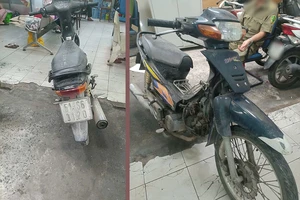 Công an phường Cầu Kiệu tìm chủ sở hữu xe máy liên quan vụ trộm cắp tài sản