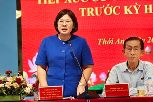 Cử tri 5 phường ở quận 12 cũ nêu ý kiến về tội phạm mạng, hạ tầng giao thông