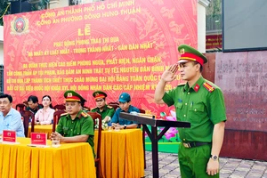 Công an phường Đông Hưng Thuận kéo giảm hơn 43% tội phạm, ra quân dịp Tết