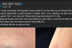 Xác minh thông tin ca sĩ Trung Quân Idol bị tố hành hung nữ bác sĩ