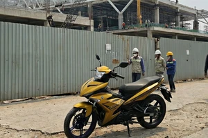 Công an TP.HCM truy tìm người liên quan vụ trộm xe Exciter tại công trình Nhà ga T3