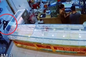 Bắt giữ một nữ giả nam cướp giật lắc vàng 