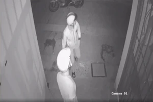 Camera ghi cảnh trộm cắt khoá lấy 2 xe máy ở quận 9