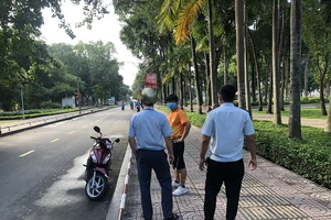 4 người tập thể dục ở công viên Gia Định bị phạt 8 triệu đồng