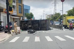 Tai nạn liên hoàn trên đường Kinh Dương Vương ở Quận 6