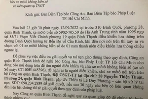 Công an Bình Thạnh tìm người liên quan tai nạn giao thông ở đường Bình Quới
