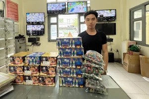 Mang 30 kg pháo nổ từ biên giới về TP.HCM bán thì bị bắt 