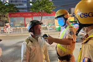 Hơn 330 vụ vi phạm nồng độ cồn mỗi ngày tại TP.HCM