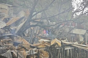 Vụ cháy ven bờ kênh quận 8: Khu vực cháy nằm trong dự án cải tạo bờ Nam kênh Đôi