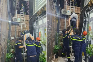 TP.HCM: Cứu một phụ nữ ngã từ tầng 3 xuống tầng 1
