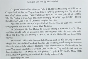 Công an quận 4 truy tìm người liên quan vụ đánh nhau ở Bến Vân Đồn