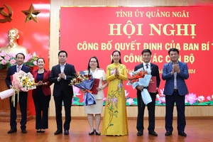 Quảng Ngãi công bố quyết định của Ban Bí thư về công tác cán bộ