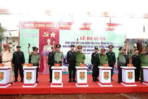 Nhiều địa phương ra quân thực hiện đợt cao điểm trấn áp tội phạm dịp Tết Ất Tỵ 2025