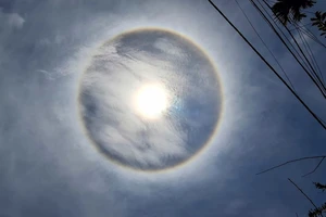 Giải mã quầng mặt trời kỳ ảo xuất hiện nhiều giờ ở Quảng Ngãi