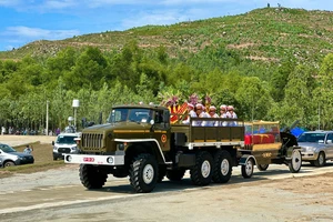 Toàn cảnh lễ an táng nguyên Chủ tịch nước Trần Đức Lương tại quê nhà Quảng Ngãi