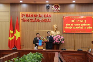 Quảng Ngãi bổ nhiệm tân Giám đốc Sở Tài chính