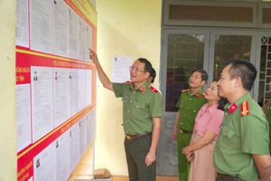 Công an Quảng Ngãi tập trung bảo đảm an ninh, an toàn tuyệt đối cho ngày bầu cử