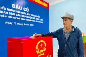 Đồng bào Xơ Đăng gác việc nương rẫy, rạng rỡ đi bầu cử