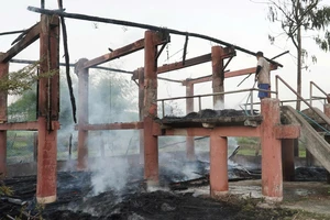 Nghịch bật lửa, nhóm trẻ thiêu rụi nhà rông ở Quảng Ngãi