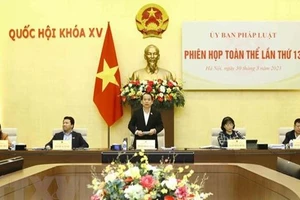 Ủy ban Pháp luật của Quốc hội họp phiên toàn thể lần thứ 13