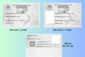Bộ Công an ban hành mẫu thẻ căn cước áp dụng từ 1-7