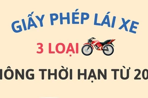 3 loại giấy phép lái xe không có thời hạn theo luật mới