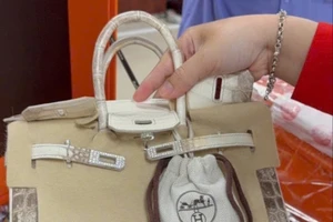 Cận cảnh 2 chiếc túi Hermès bạch tạng của bà Trương Mỹ Lan được đưa ra đấu giá