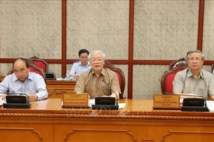 Tổng Bí thư Nguyễn Phú Trọng chủ trì họp Bộ Chính trị