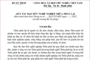 Bảo vệ thanh danh, tự tôn nghề nghiệp thừa phát lại