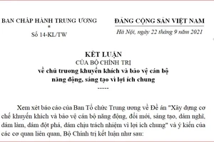 Toàn văn Kết luận của Bộ Chính trị về bảo vệ người tài đức