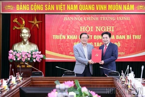 Ban Bí thư củng cố nhân sự phòng, chống tham nhũng, tiêu cực