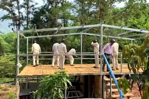 Đà Nẵng cưỡng chế công trình trái phép ở rừng Hải Vân