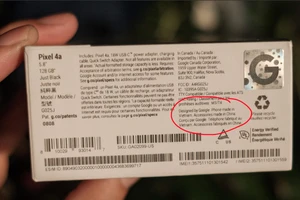 Điện thoại mới nhất của Google mang dòng chữ 'Made in Vietnam'