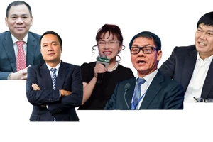 Tài sản của 5 tỉ phú Việt trong top những người giàu nhất thế giới