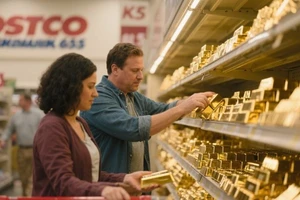 Siêu thị giới hạn bán vàng miếng