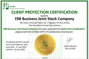 F88 đã làm gì để nhận Chứng chỉ bảo vệ khách hàng 3 lần liên tiếp?