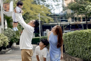 Thanh Thúy, Đức Thịnh dành thời gian lưu giữ kỷ niệm gia đình 