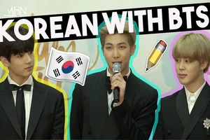 Fan hâm mộ bất ngờ khi được học tiếng Hàn cùng BTS 