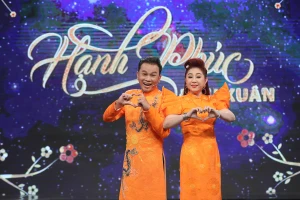 Thoại Mỹ, Hữu Quốc cùng 'đại náo' sân khấu Hạnh phúc đầu xuân