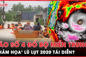 Bão số 4 đổ bộ Miền Trung: Mưa đến 600mm, có tái diễn lũ lụt kinh hoàng năm 2020?