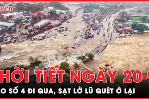 Dự báo thời tiết 20-9: Báo động sạt lở, lũ quét ở Miền Trung sau bão số 4