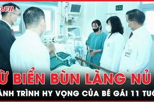 Hành trình hy vọng: Cập nhật tình hình sức khỏe bé gái được cứu sống từ biển bùn thôn Làng Nủ