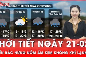 Thời tiết ngày 21-02: Miền Bắc hứng nồm ẩm kèm không khí lạnh, miền Nam nắng ráo