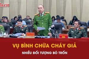 Khởi tố vụ sản xuất bình chữa cháy giả Dragon, nhiều đối tượng bỏ trốn