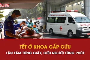 Tết ở Khoa Cấp cứu: Mệnh lệnh từ trái tim, giữ bình an cho thành phố